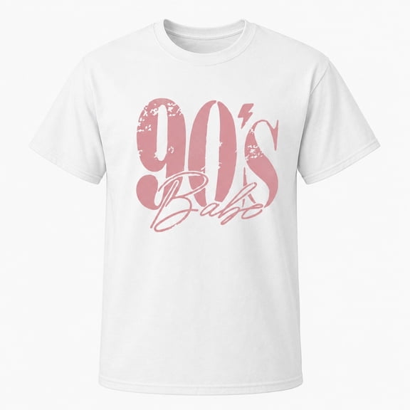 90's Babe Graphic T-Shirt, Unisex Classic Fit Short Sleeve Crewneck Tee