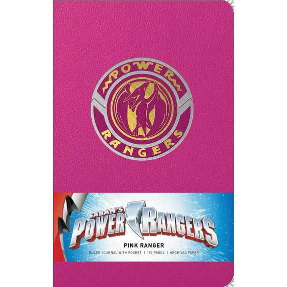 90's Classics: Power Rangers: Pink Ranger Hardcover Ruled Journal (Hardcover)