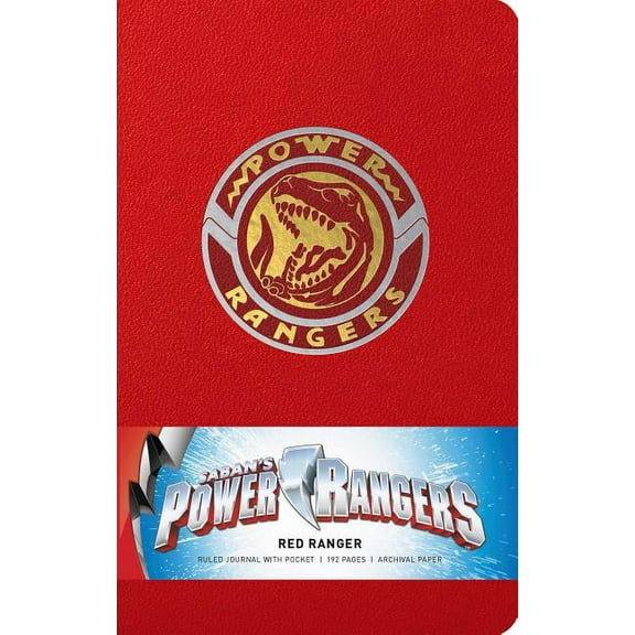 90's Classics Power Rangers: Red Ranger Hardcover Ruled Journal, (Hardcover)