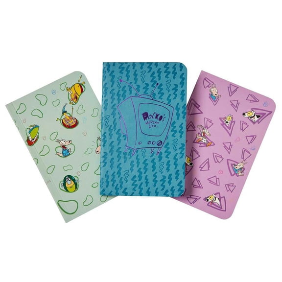 90's Classics Rocko's Modern Life Pocket Notebook Collection (Set of 3), (Paperback)