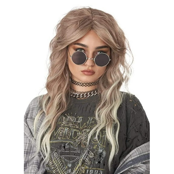 90'S Grunge Rocker Adult Wig (Blonde)