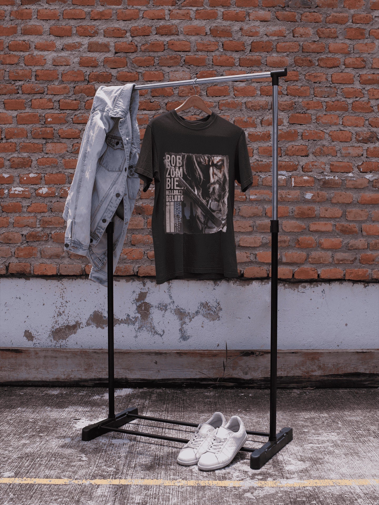 90's Heavy/ Industrial/ Goth Metal Hellbilly Deluxe Rob zombie tee