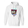 thumbnail image 1 of 90's In Our Hearts Hoodie Women -Image by Shutterstock, Female 3X-Large, 1 of 4