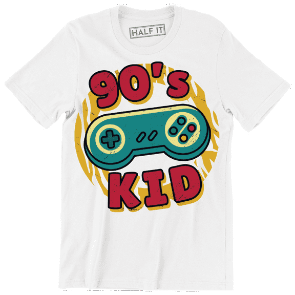 90's Kid Funny Old School Retro Gaming Game Controller Men's T-Shirt