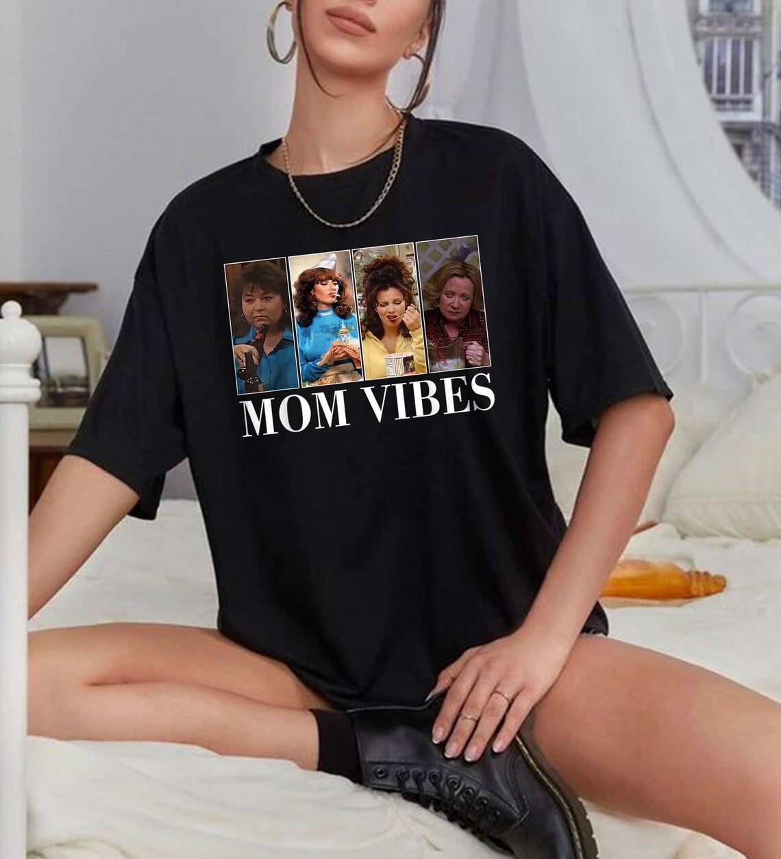 90's Mom Vibes Funny Mom Life Mother's Day Shirt, Golden Girls Lover