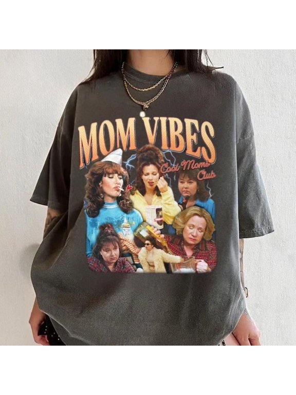 90’s Mom Vibes Shirt, Cool Moms Club T-Shirt, Funny Mom Life Tee, Retro Mother's Day Gift, Vintage Cool Mom Aesthetic Shirt