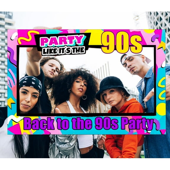 90's Photo Props & Decorations - Back to 90's party sets