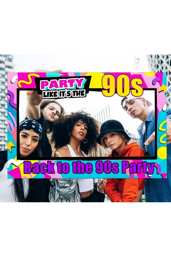 90's Photo Props & Decorations - Back to 90's party sets