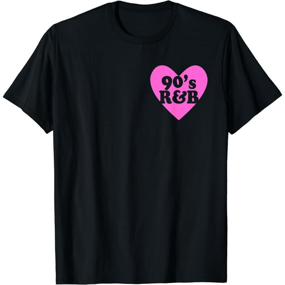 90's R&B Love Heart RNB Music T-Shirt