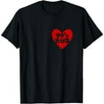 thumbnail image 1 of 90's R&B Love Heart RnB Music T-Shirt, 1 of 3