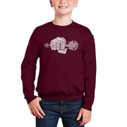 90s Rappers - Boys Word Art Crewneck Sweatshirt
