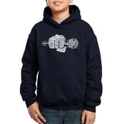 90s Rappers - Boys Word Art Hooded Sweatshirt