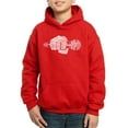 thumbnail image 1 of 90's Rappers - Boy's Word Art Hooded Sweatshirt, 1 of 2