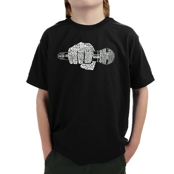 90's Rappers - Boy's Word Art T-Shirt