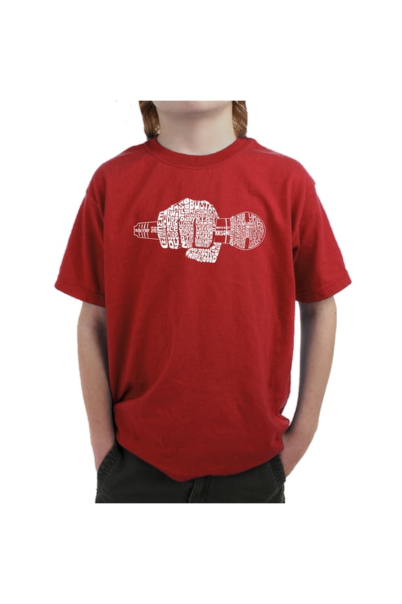 90's Rappers - Boy's Word Art T-Shirt