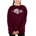 thumbnail image 1 of 90's Rappers - Girl's Word Art Crewneck Sweatshirt, 1 of 3