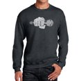 thumbnail image 1 of 90's Rappers - Men's Word Art Crewneck Sweatshirt, 1 of 2