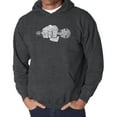 thumbnail image 1 of 90's Rappers - Men's Word Art Hooded Sweatshirt, 1 of 2