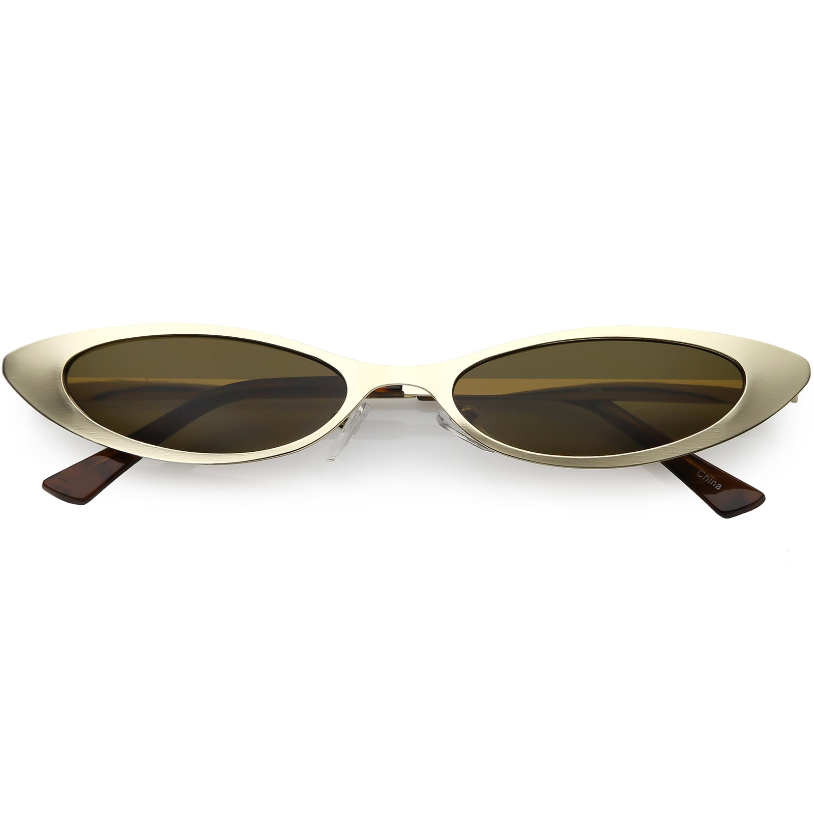 Cat eye oval sunglasses sales