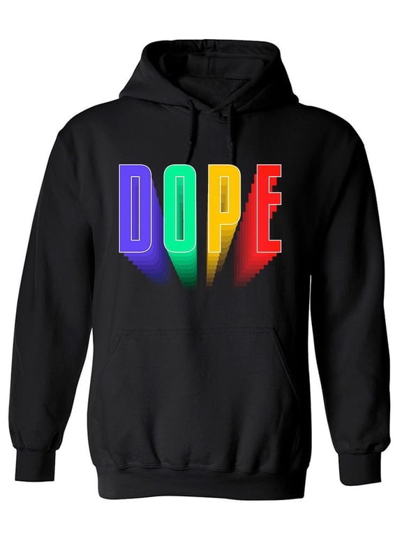 90's Style Dope Hoodie Men -Image by Shutterstock, Male Small