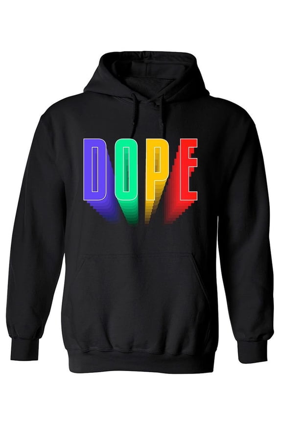 90's Style Dope Hoodie Men -Image by Shutterstock, Male Small
