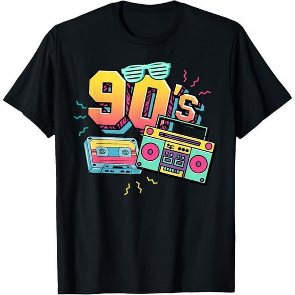 90's T-Shirt men and women can wear, black, white, gifts