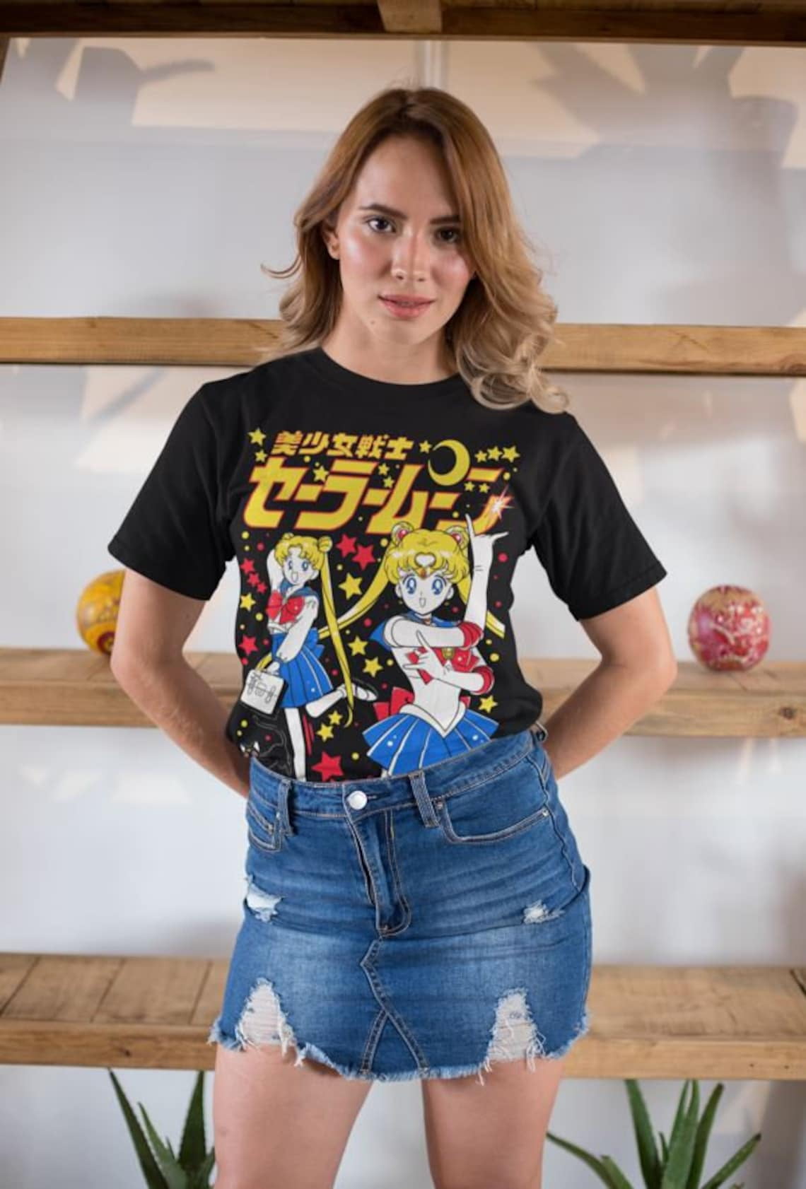 90's anime girl | Harajuku Shirt | anime girl | Anime Shirt | Japanese ...