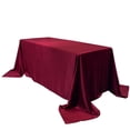 thumbnail image 1 of 90 x 156 Inch Rect. Royal Velvet Tablecloth Burgundy, 1 of 5