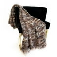 thumbnail image 1 of 90 x 90 in. Wild Rabbit Faux Fur Luxury Throw Blanket, Brown, 1 of 1