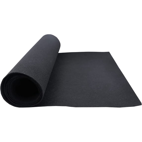 90"x78" Speaker Carpet Liner Resists Stains Speaker Box Cabinet Subwoofer for Car Audio,Boat Interior,Trunk,Shelf,Underfelt (Black)