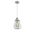 thumbnail image 1 of 900-1P-BK-CE513-BK Innovations Lighting Muselet - 1 Light Cord Hung Mini Pendant In Industrial Style-9.5 Inches Tall and 5.5 Inches Wide-Matte Black, 1 of 1