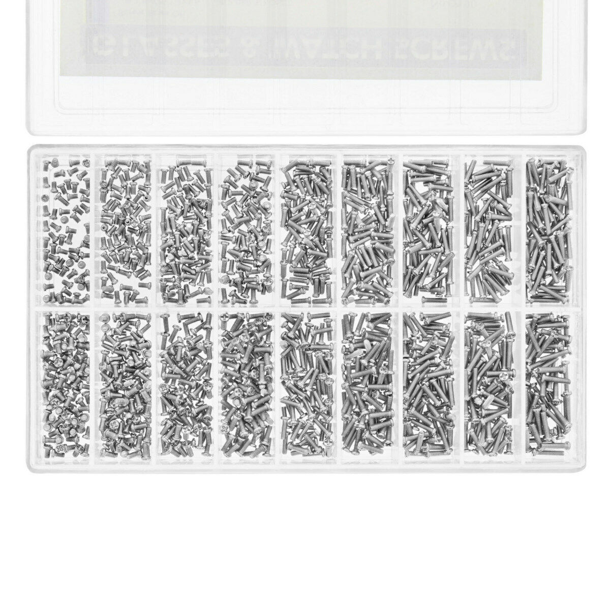 900 ASSORTMENT MICRO WATCH SCREW FOR WATCH JEWELRY REPAIR AND EYEGLASS ...