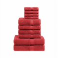 thumbnail image 1 of 900 GSM Egyptian Cotton Solid 10-Piece Towel Set Red, 1 of 1