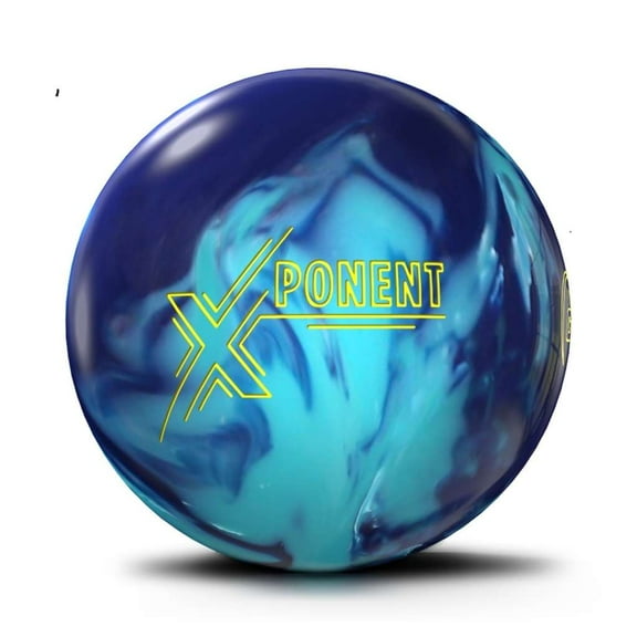 900 Global PRE-DRILLED Xponent Midnight/Cyan Solid Bowling Ball 13lbs