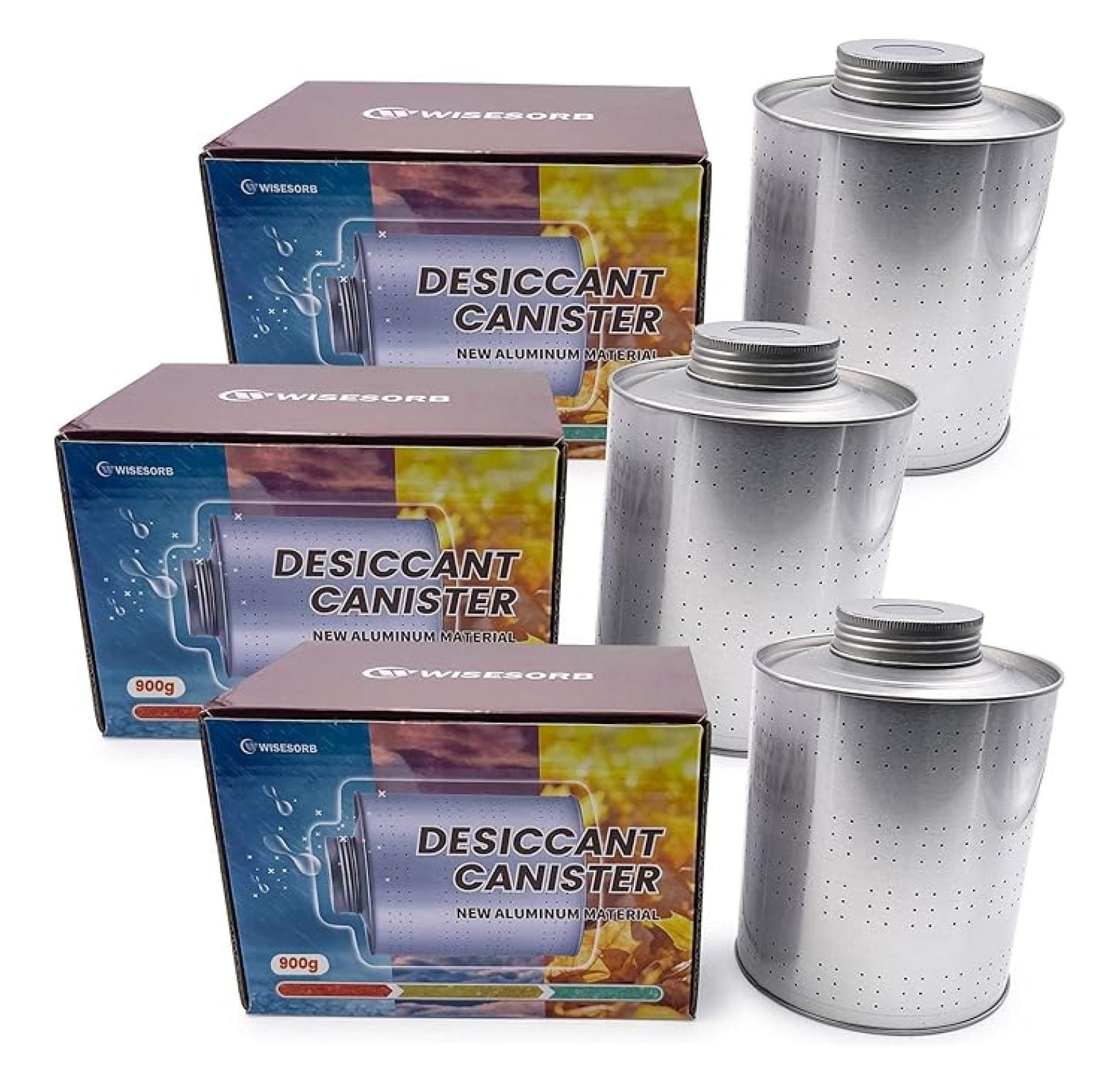 900 Gram 3 Pack for Home, Rechargeable Gun Safe , Gun Safe Accessories 2 LBS for Basement, Closet, Garage, Safe, Car, Moisture Absorbers Desiccants