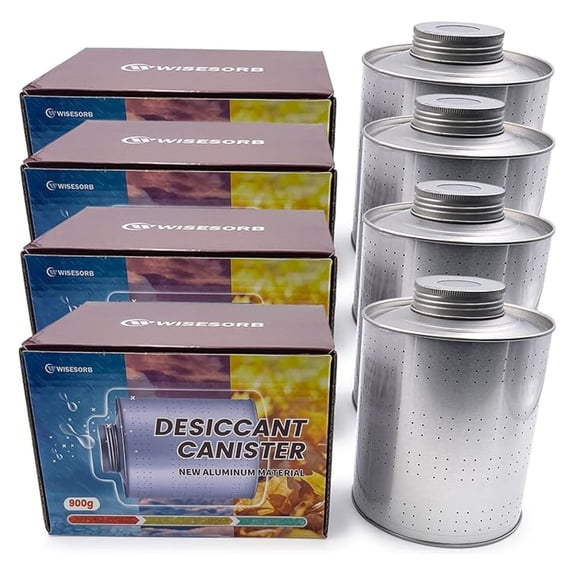 900 Gram 4 Pack for Home, Rechargeable Gun Safe , Gun Safe Accessories 2 LBS for Basement, Closet, Garage, Safe, Car, Moisture Absorbers Desiccants