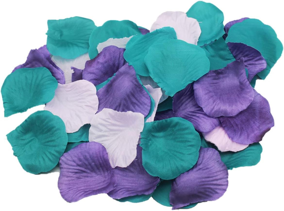 Purple And Turquoise Wedding Decorations, image size:1170x871
