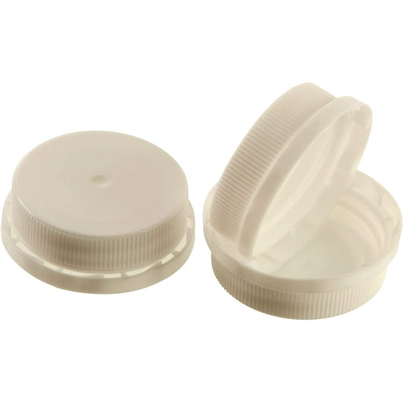 [900 Pack] White Tamper Evident 38MM Ratchet Caps and Lids for Plastic Juice Bottles For HDPE and Clear Plastic Juice Bottles, Smoothie Bottles, Fresh Squeezed Juice Container