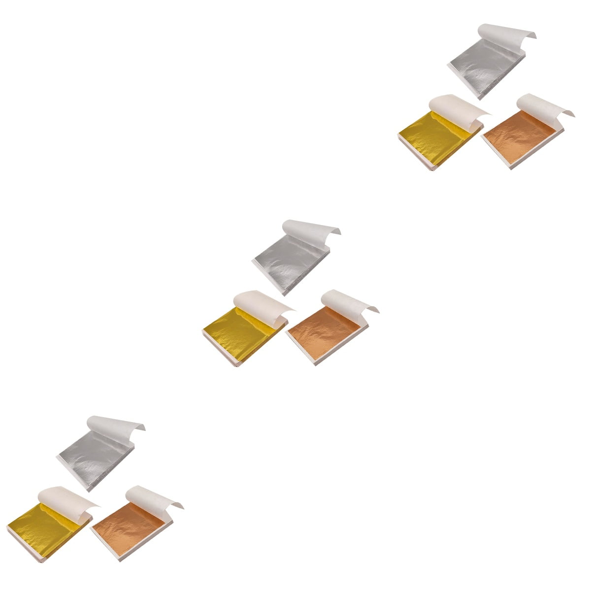 900 Sheets of Imitation Gold Foil Sheets Decorative Gold Leaf Sheets