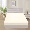 thumbnail image 1 of 900 Thread Count 3 Piece (1- Fitted Sheet + 2- Pillow cover) Quality 12 Inch Deep Pocket 100% Egyptian Cotton Color Ivory Solid Size Queen, 1 of 6