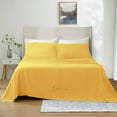 thumbnail image 1 of 900 Thread Count 4 Piece Quality Sheet Set 18 Inch DeepPocket 100% Egyptian Cotton Color Gold Stripe Size Twin, 1 of 5