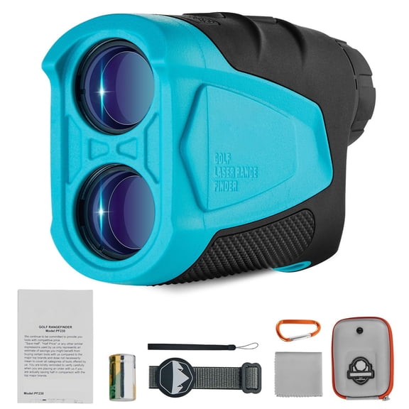 900 Yards Golf Rangefinder with Slope 6X Magnification Laser Range Finder for Golf and Hunting Flag Lock External Magnet Mount Batteries Included
