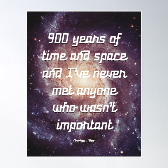 900 Years Of Time And Space Poster Wall Art, Modern Wall Decor, 8x12 UNFRAMED