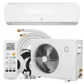 9000 BTU Mini Split AC w/Remote Control19 SEER2 Cools Up to 450 Sq. Ft,Ductless Inverter Mini Split System w/0.75 Ton Heat Pump Pre-Charged & Installation Kit, Ultra-Quiet