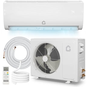 9000 BTU Mini Split Air Conditioner,19 SEER2 Ductless Inverter AC w/ 230V, Cool Up to 450 Sq. Ft with Heat Pump System,White