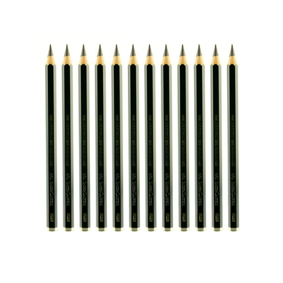 9000 Jumbo Graphite Pencils 6B (pack of 12)