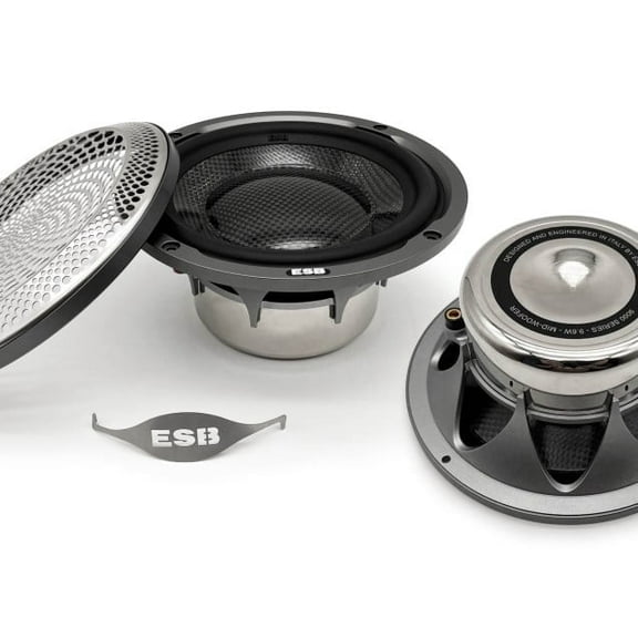 9000 Series 9.6W - One-way 6.5" Car Audio Midrange Set, Component Speakers, New, 2 Year Warranty