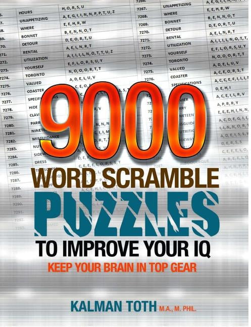 9000 Word Scramble Puzzles to Improve Your IQ