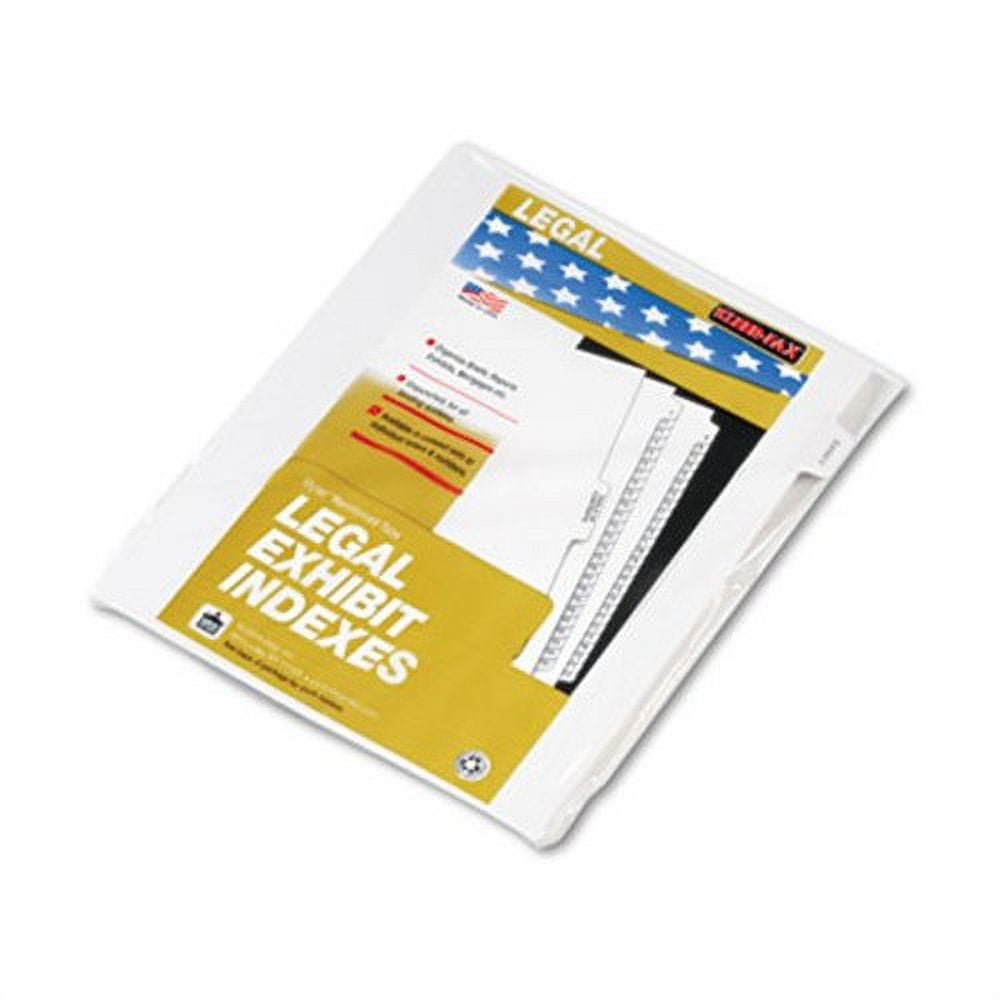 90000 Series Legal Exhibit Index Dividers, 1/10 Cut Tab, "Exhibit V