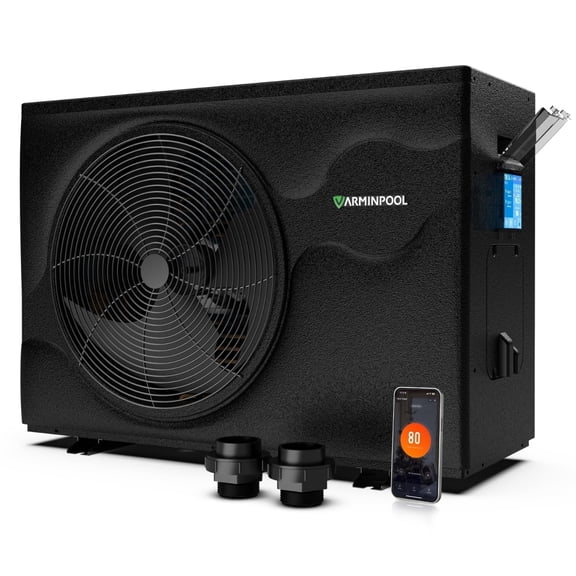 90000BTU Smart Electric Pool Heater with WiFi Capable & Timer Function Controller, 220V